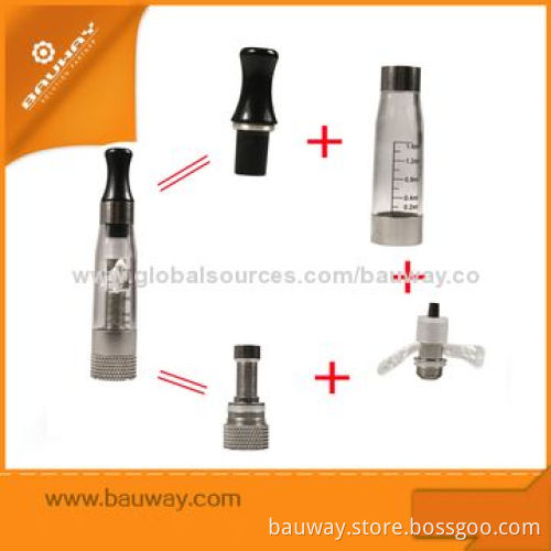 Hot-sale BW-CE5 (Coil Can Replace) Electronic Cigarette Atomizer with 1.6mL Capacity/900-1,000 Puffs
